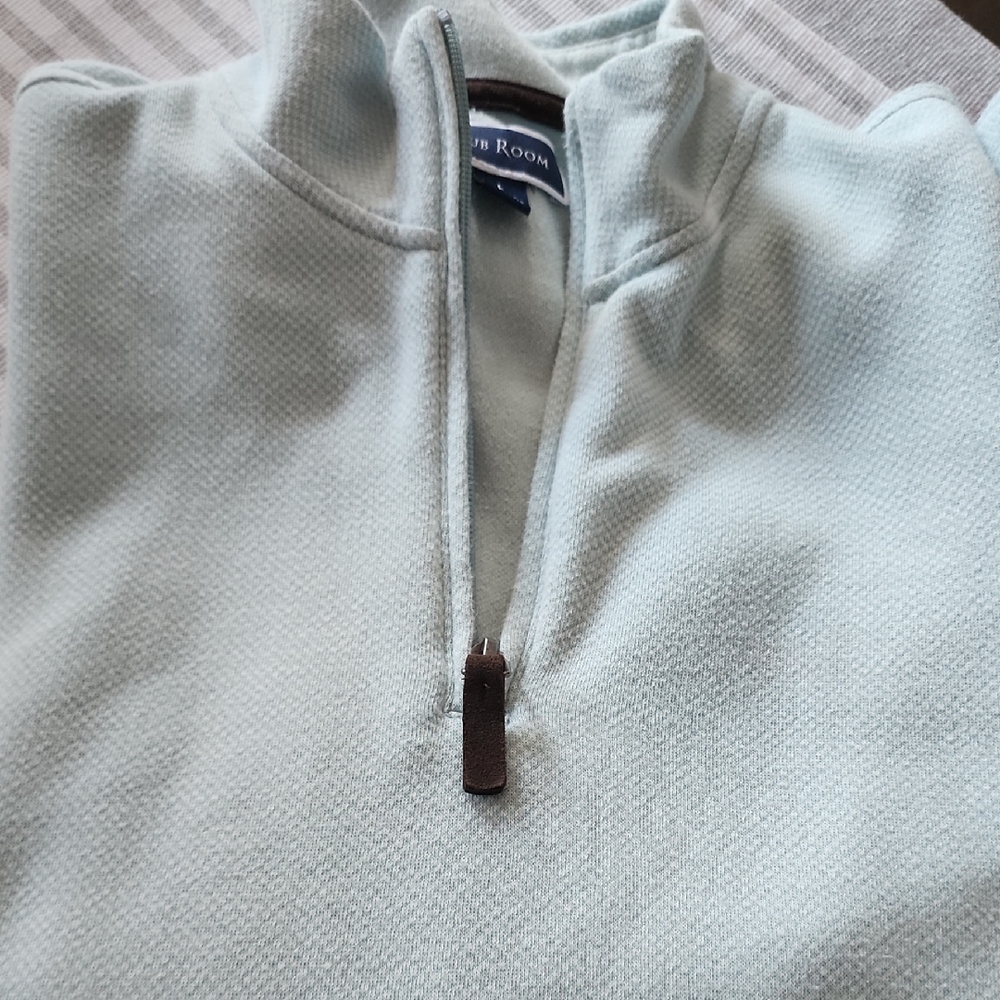 Club Room Men's Light Blue Sweater